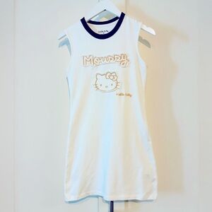 Hello Kitty X Moussy Size 1 🤍 Adorable White Sleeveless Tank Dress